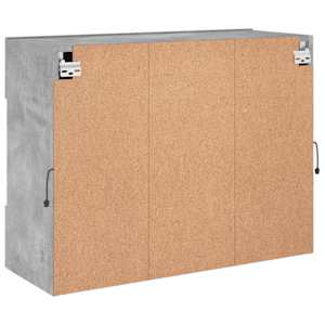 Nástěnná TV skříňka s LED betonově šedá 78,5 x 30 x 60,5 cm - obrázek 8