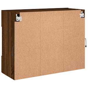 Nástěnná TV skříňka s LED osvětlením hnědý dub 78,5x30x60,5 cm - obrázek 8
