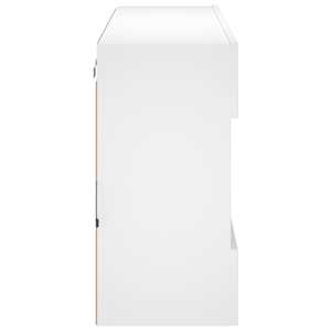 Nástěnná TV skříňka s LED osvětlením bílá 98,5 x 30 x 60,5 cm - obrázek 9
