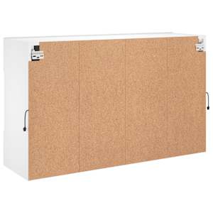 Nástěnná TV skříňka s LED osvětlením bílá 98,5 x 30 x 60,5 cm - obrázek 8
