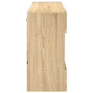 Nástěnná TV skříňka s LED osvětlením dub sonoma 98,5x30x60,5 cm - obrázek 9