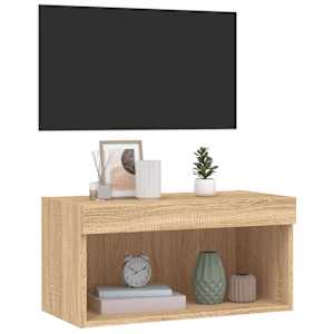 TV skříňka s LED osvětlením dub sonoma 60 x 30 x 30 cm - obrázek 6