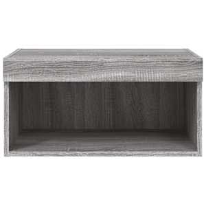 TV skříňka s LED osvětlením šedá sonoma 60 x 30 x 30 cm - obrázek 8