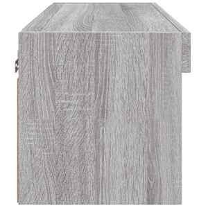 TV skříňka s LED osvětlením šedá sonoma 60 x 30 x 30 cm - obrázek 9