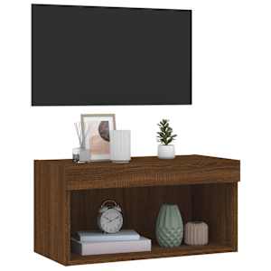 TV skříňka s LED osvětlením hnědý dub 60 x 30 x 30 cm - obrázek 6