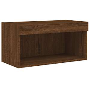 TV skříňka s LED osvětlením hnědý dub 60 x 30 x 30 cm - obrázek 7