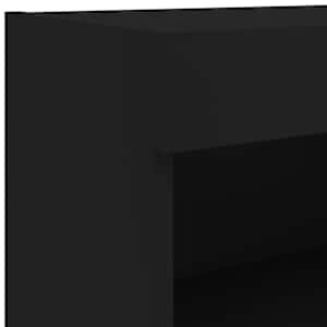 TV skříňka s LED osvětlením černá 80 x 30 x 30 cm - obrázek 11