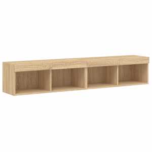TV skříňky s LED osvětlením 2 ks dub sonoma 80 x 30 x 30 cm - obrázek 7