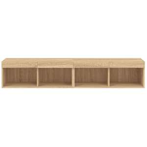 TV skříňky s LED osvětlením 2 ks dub sonoma 80 x 30 x 30 cm - obrázek 8