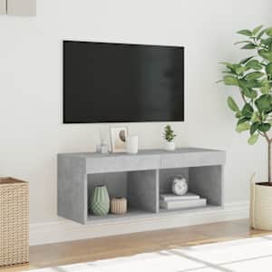 TV skříňka s LED osvětlením betonově šedá 80 x 30 x 30 cm - obrázek 5