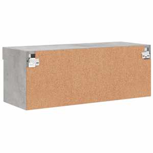 TV skříňka s LED osvětlením betonově šedá 80 x 30 x 30 cm - obrázek 10