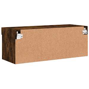 TV skříňka s LED osvětlením kouřový dub 80 x 30 x 30 cm - obrázek 10
