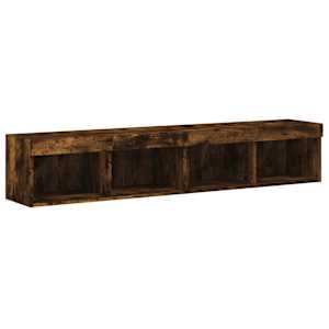 TV skříňky s LED osvětlením 2 ks kouřový dub 80 x 30 x 30 cm - obrázek 7