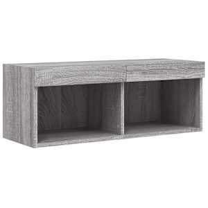 TV skříňka s LED osvětlením šedá sonoma 80 x 30 x 30 cm - obrázek 7