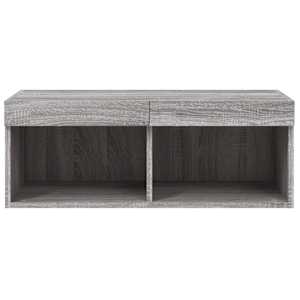 TV skříňka s LED osvětlením šedá sonoma 80 x 30 x 30 cm - obrázek 8