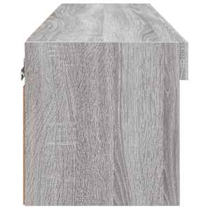 TV skříňka s LED osvětlením šedá sonoma 80 x 30 x 30 cm - obrázek 9