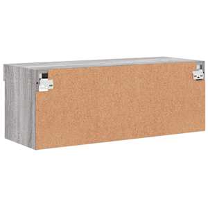 TV skříňka s LED osvětlením šedá sonoma 80 x 30 x 30 cm - obrázek 10