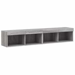 TV skříňky s LED osvětlením 2 ks šedé sonoma 80 x 30 x 30 cm - obrázek 7