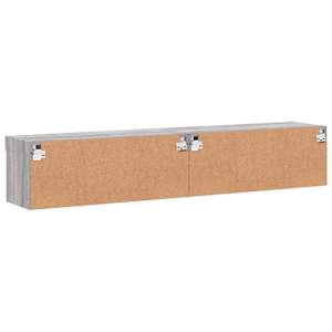 TV skříňky s LED osvětlením 2 ks šedé sonoma 80 x 30 x 30 cm - obrázek 10