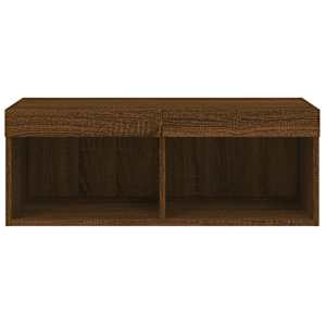 TV skříňka s LED osvětlením hnědý dub 80 x 30 x 30 cm - obrázek 8