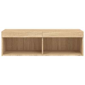TV skříňka s LED osvětlením dub sonoma 100 x 30 x 30 cm - obrázek 10