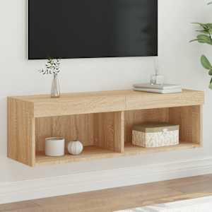 TV skříňka s LED osvětlením dub sonoma 100 x 30 x 30 cm - obrázek 1