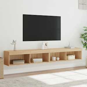 TV skříňky s LED osvětlením 2 ks dub sonoma 100 x 30 x 30 cm - obrázek 5