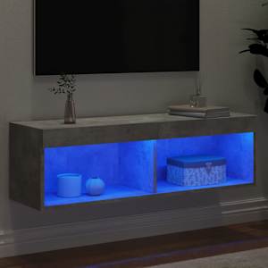 TV skříňka s LED osvětlením betonově šedá 100 x 30 x 30 cm - obrázek 4