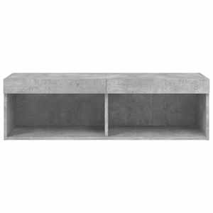 TV skříňka s LED osvětlením betonově šedá 100 x 30 x 30 cm - obrázek 10