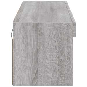 TV skříňka s LED osvětlením šedá sonoma 100 x 30 x 30 cm - obrázek 11