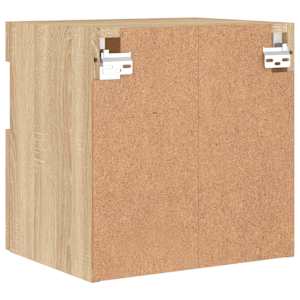 Nástěnná TV skříňka s LED osvětlením dub sonoma 40 x 30 x 40 cm - obrázek 11