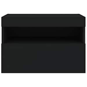 Nástěnná TV skříňka s LED osvětlením černá 60 x 30 x 40 cm - obrázek 9