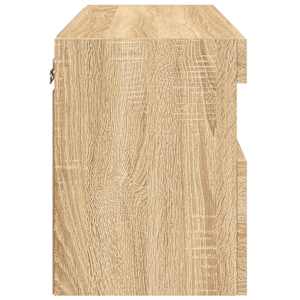 Nástěnná TV skříňka s LED osvětlením dub sonoma 60 x 30 x 40 cm - obrázek 10