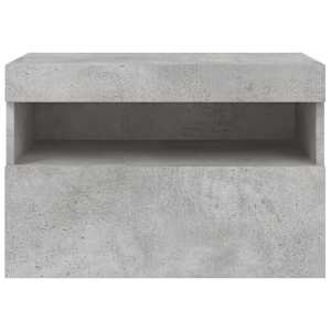 Nástěnná TV skříňka s LED osvětlením betonově šedá 60x30x40 cm - obrázek 9