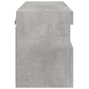 Nástěnná TV skříňka s LED osvětlením betonově šedá 60x30x40 cm - obrázek 10