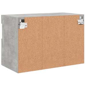 Nástěnná TV skříňka s LED osvětlením betonově šedá 60x30x40 cm - obrázek 11