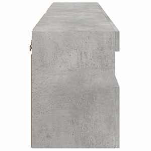 Nástěnné TV skříňky s LED 2 ks betonově šedé 60 x 30 x 40 cm - obrázek 10
