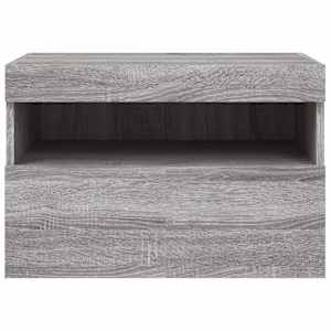 Nástěnná TV skříňka s LED osvětlením šedá sonoma 60x30x40 cm - obrázek 9