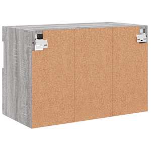 Nástěnná TV skříňka s LED osvětlením šedá sonoma 60x30x40 cm - obrázek 11
