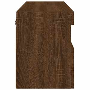 Nástěnná TV skříňka s LED osvětlením hnědý dub 60 x 30 x 40 cm - obrázek 10