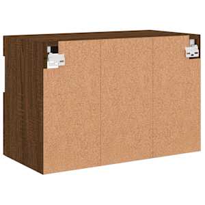 Nástěnná TV skříňka s LED osvětlením hnědý dub 60 x 30 x 40 cm - obrázek 11