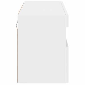 Nástěnná TV skříňka s LED osvětlením bílá 80 x 30 x 40 cm - obrázek 10