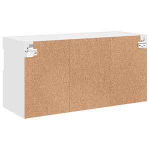 Nástěnná TV skříňka s LED osvětlením bílá 80 x 30 x 40 cm - obrázek 11