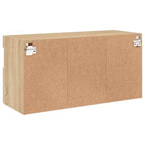 Nástěnná TV skříňka s LED osvětlením dub sonoma 80 x 30 x 40 cm - obrázek 11