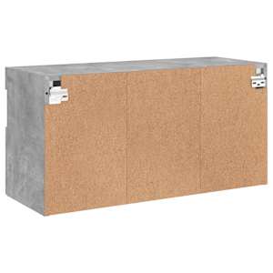 Nástěnná TV skříňka s LED osvětlením betonově šedá 80x30x40 cm - obrázek 11