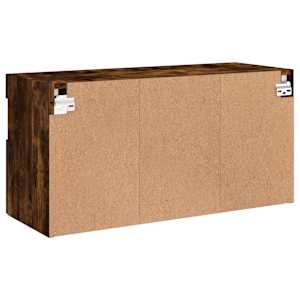 Nástěnná TV skříňka s LED osvětlením kouřový dub 80x30x40 cm - obrázek 11