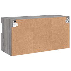 Nástěnná TV skříňka s LED osvětlením šedá sonoma 80x30x40 cm - obrázek 11