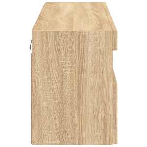Nástěnná TV skříňka s LED osvětlením dub sonoma 100x30x40 cm - obrázek 10