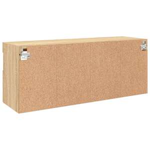 Nástěnná TV skříňka s LED osvětlením dub sonoma 100x30x40 cm - obrázek 11