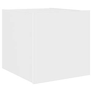 Nástěnná TV skříňka s LED osvětlením bílá 30,5 x 35 x 30 cm - obrázek 3